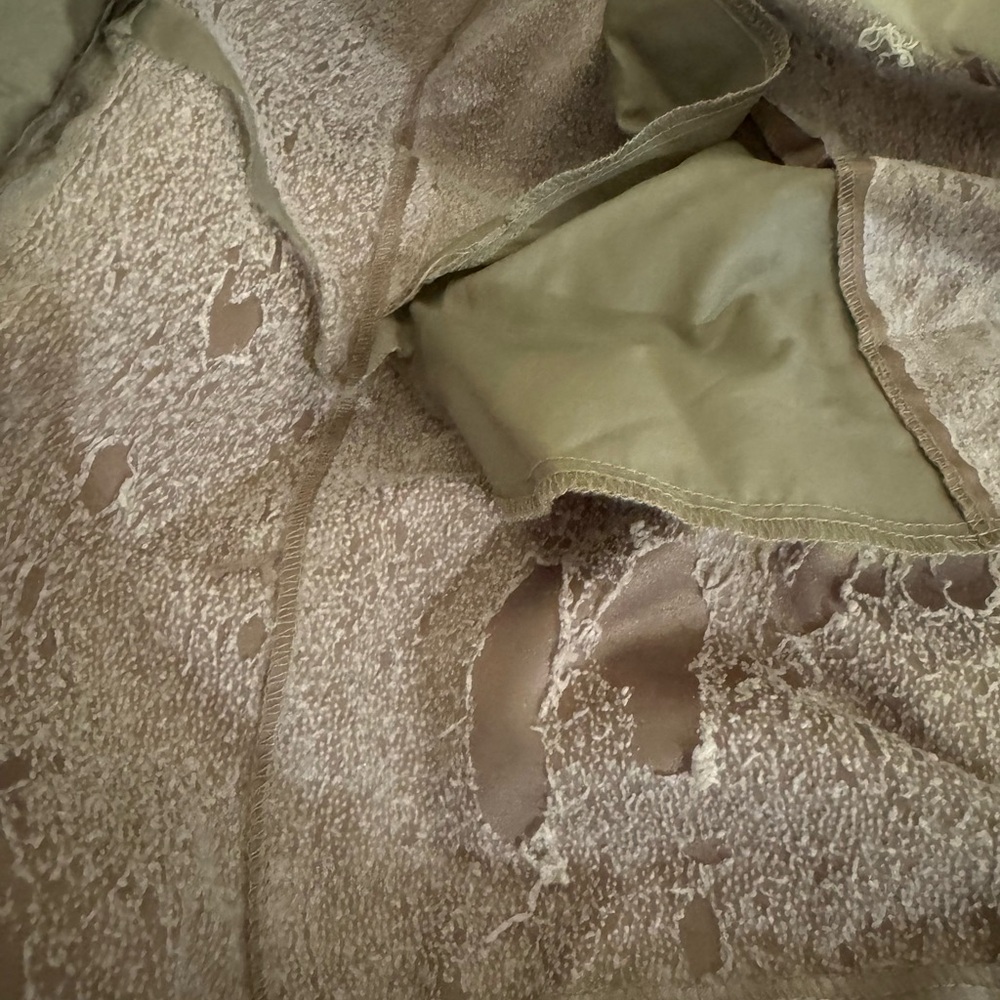 Vintage 80s/90s Gallery Woman's Tan Rain Jacket with Sleeve Liner Size 3x - Picture 8 of 10